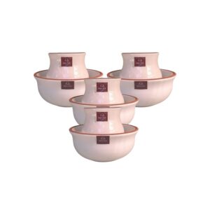 Set de Cantaritos y Bowls Crema Miel