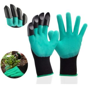 Guantes de Jardinería con Garras — Cava y Planta sin Herramientas