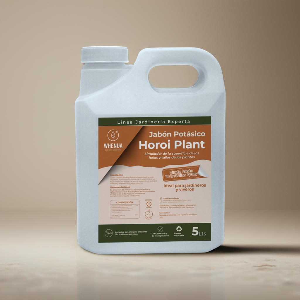 Jabón Potásico 5L — Limpieza Suave y Control Básico para tus Plantas