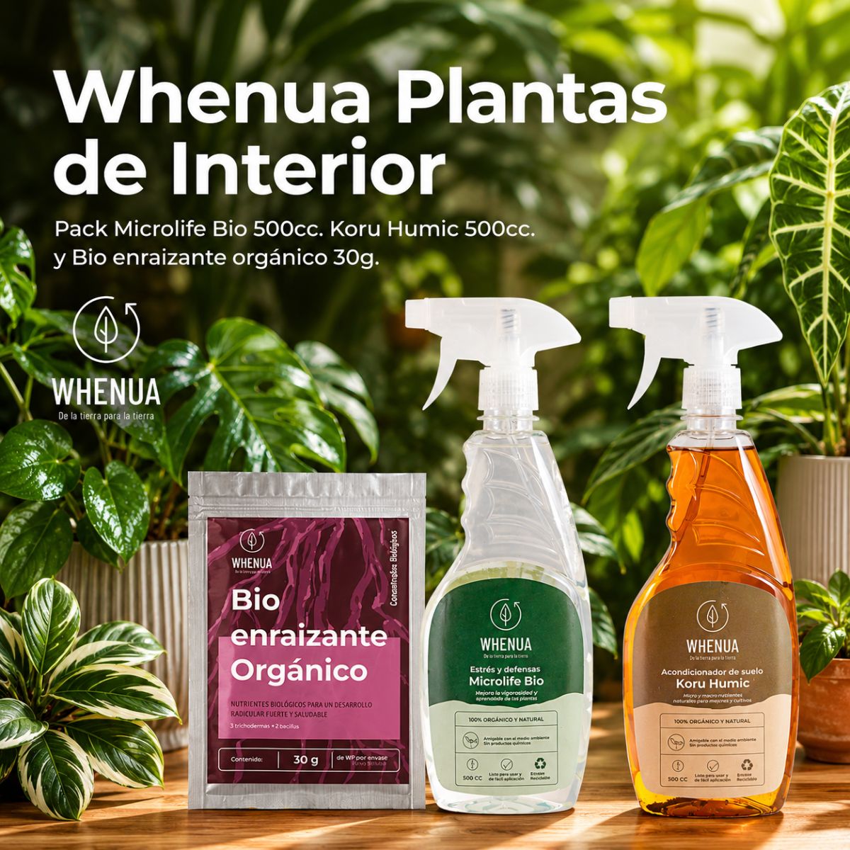 Pack Cuidado Integral — Plantas de Interior