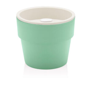 Macetero Autorriego Verde Menta 1,6 L — Tus Plantas Siempre Hidratadas sin Esfuerzo