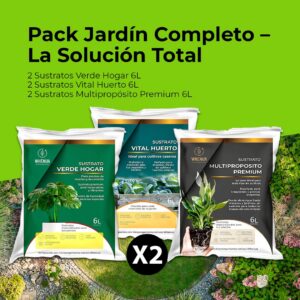 Pack Jardín Completo Whenua — La Solución Total en Sustratos para Plantas Saludables