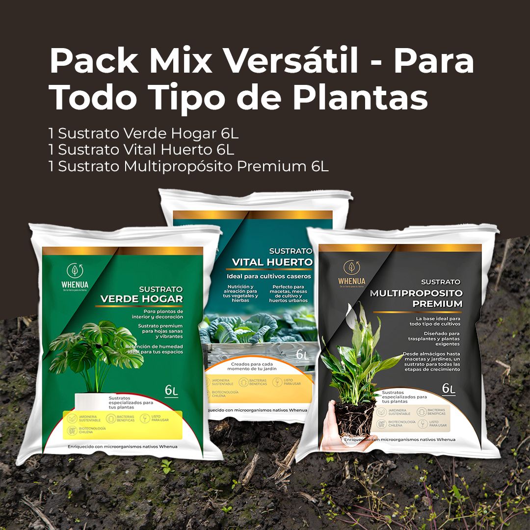 Pack Mix Versátil — Combinación Perfecta para Todo Tipo de Plantas