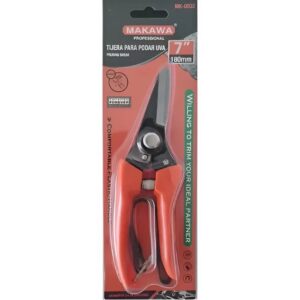 Tijera de Precisión para Poda y Cosecha 7” | Ideal para Huertos, Frutales y Plantas