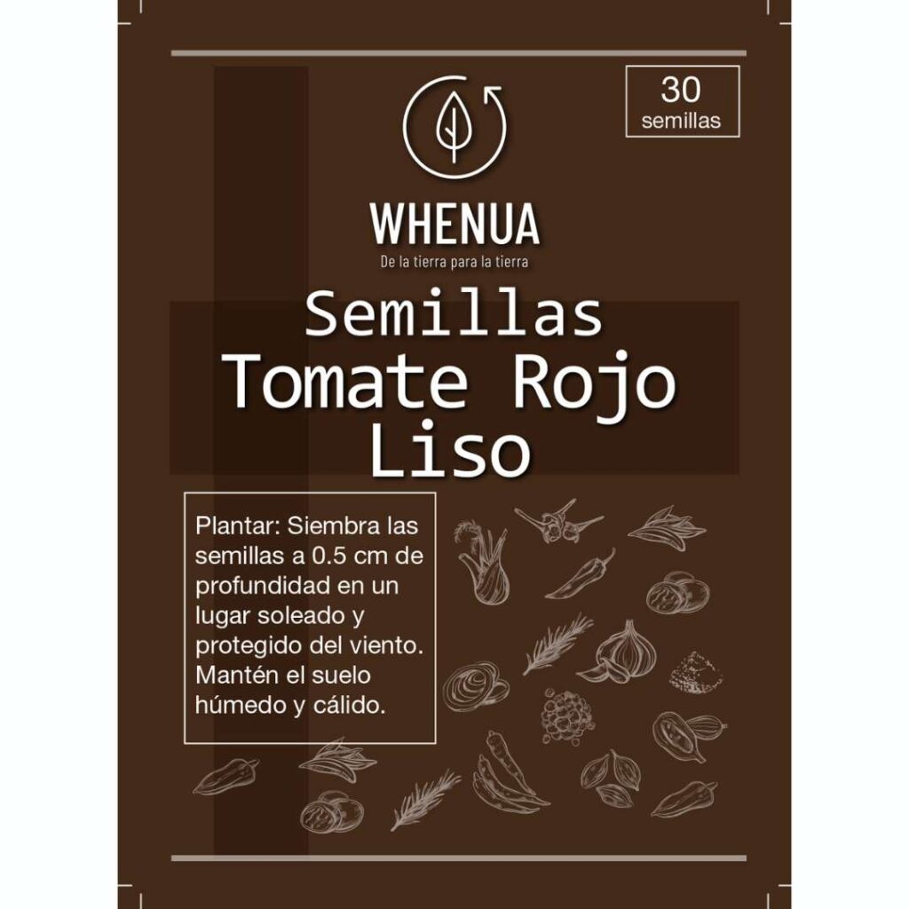 Semillas Tomate Rojo Liso