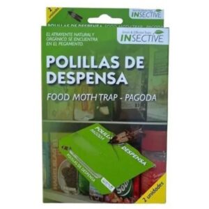 Trampa Adhesiva para Polillas de Despensa — Pack 2 Unidades