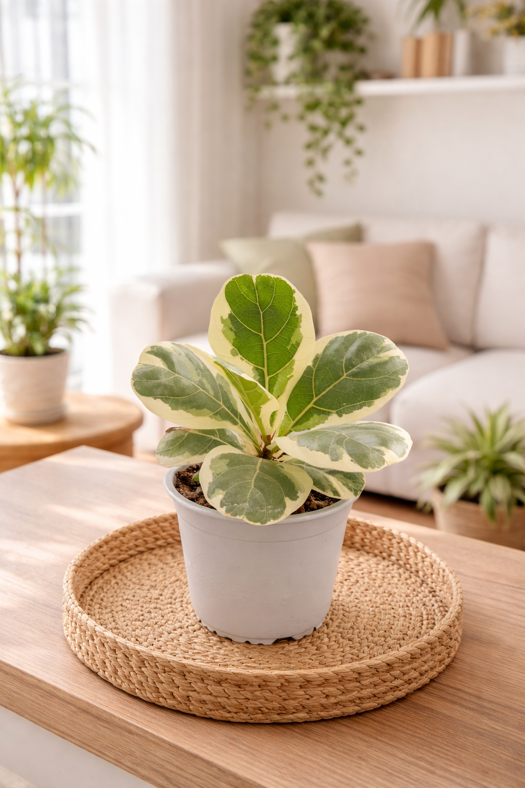 Ficus Lyrata Variegado - Imagen 2