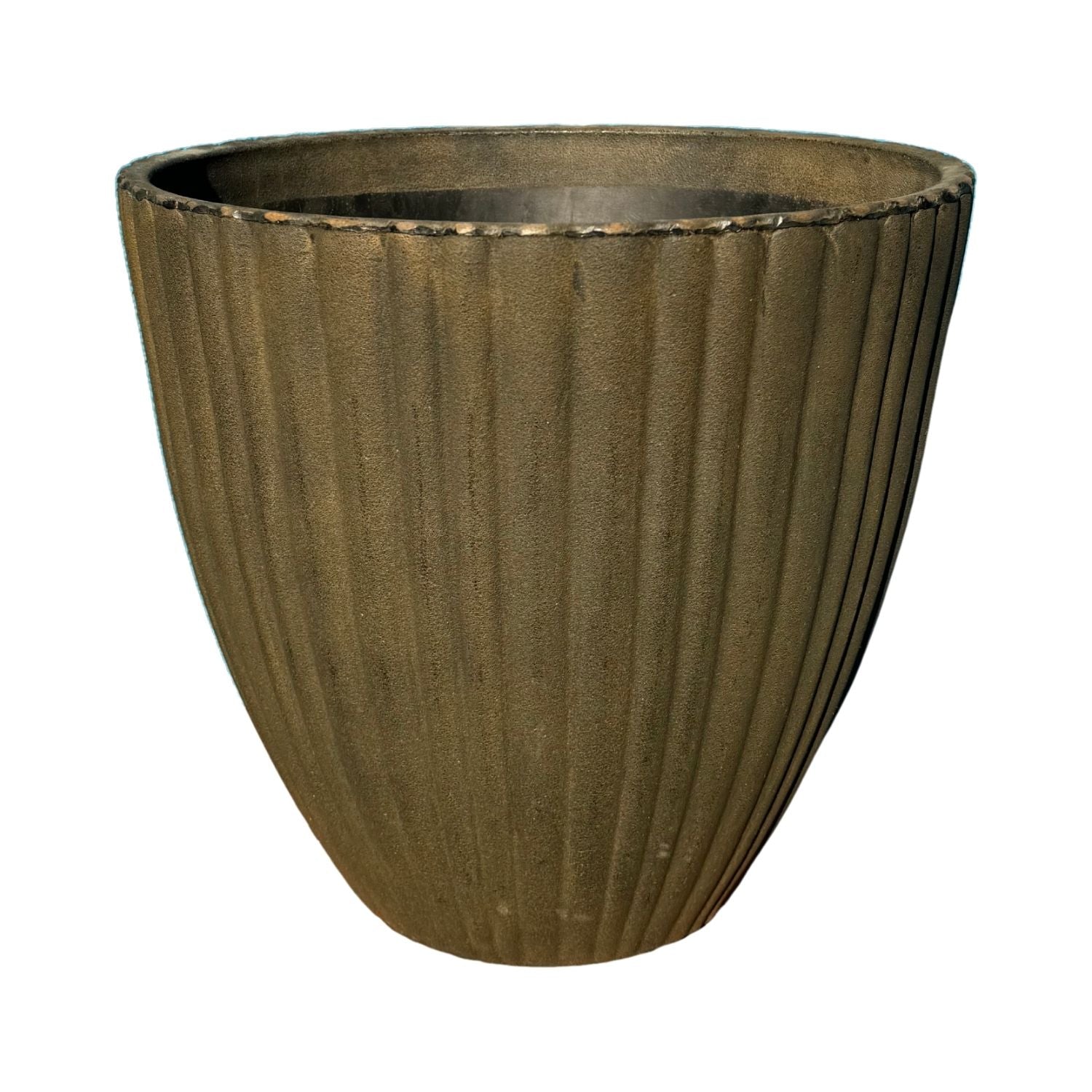 Macetero Grande Vertica 36 Bronce